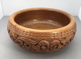Hand-carved Wooden Bowl